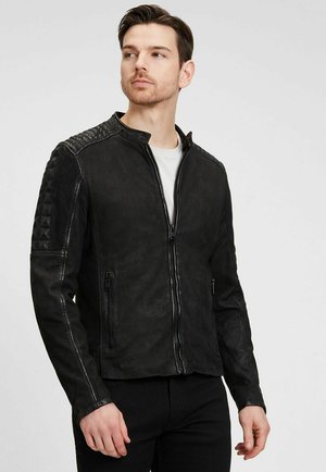 Leather jacket - black