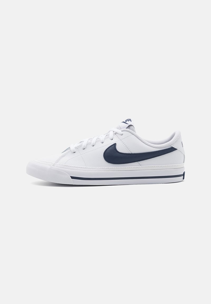 Nike Sportswear COURT LEGACY - Sporta apavi - white/midnight navy