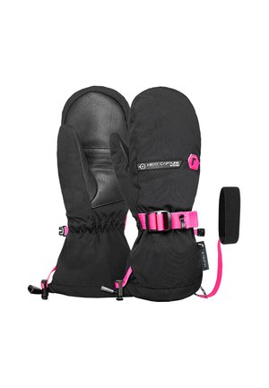 Fäustling - black pink glo