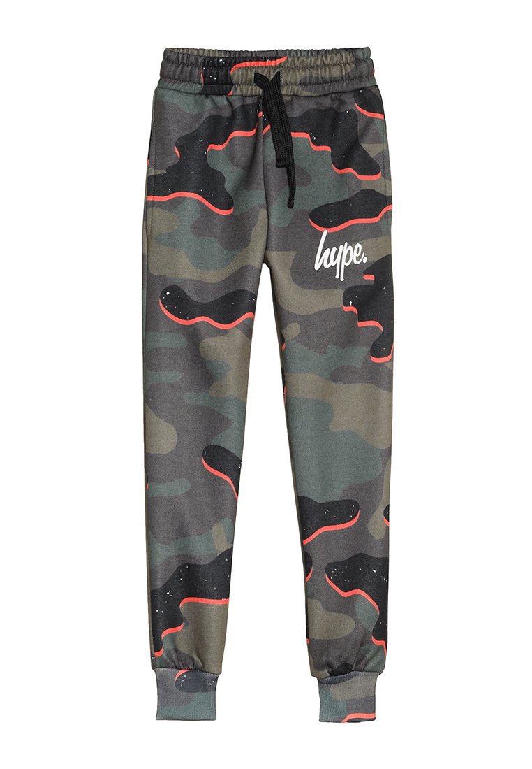 Hype KIDS JOGGERS CAMO SCRIPT Joggebukse multi Zalando.no Hype KIDS SCRIPT Joggebukse red Zalando.no