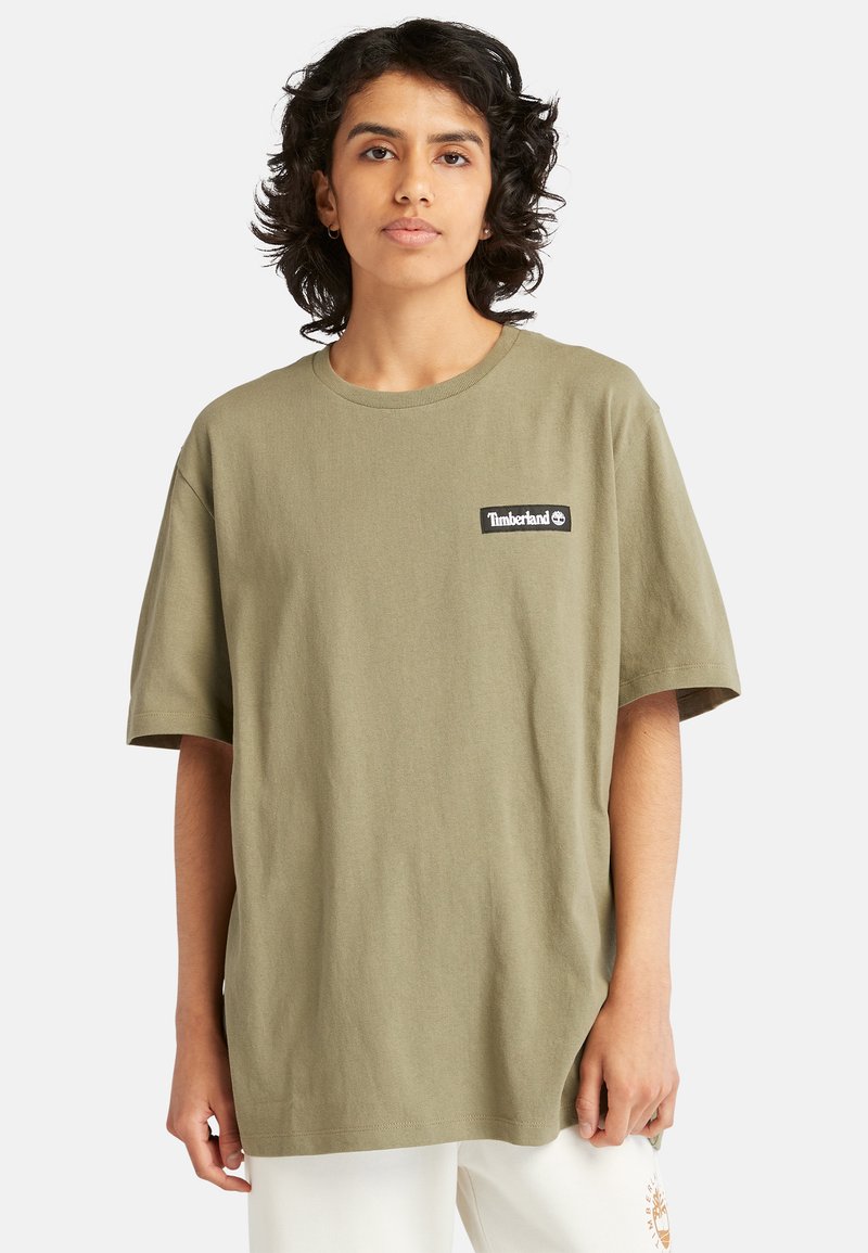 Timberland T-shirt basic bruin Timberland T-shirt basic bruin