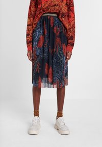Desigual Falda acampanada - blue