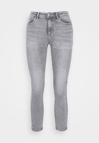 Unselected, medium grey denim