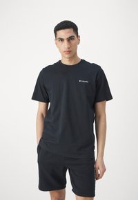 Columbia EXPLORERS CANYON BACK TEE - Print T-shirt - black