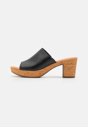 Mules à talons - black