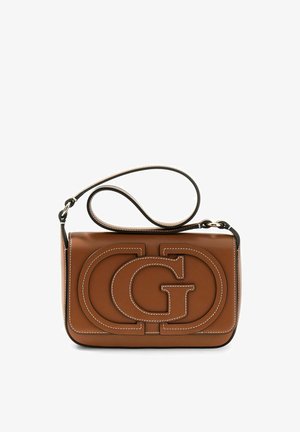 Guess, RUBY FLAP SHOULDER BAG - Sac bandoulière - caramel