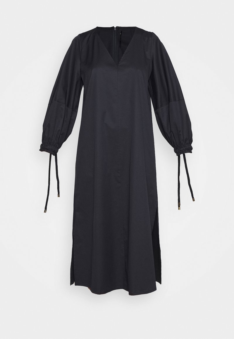 Damen Bekleidung | Mother of Pearl V NECK MIDI DRESS WITH ROPE CUFF TIE Freizeitkleid navy/dunkelblau - GW10633 Damen Bekleidung | Mother of Pearl V NECK MIDI DRESS WITH ROPE CUFF TIE Freizeitkleid navy/dunkelblau - GW10633