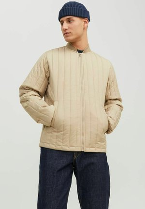 Jack & Jones JJECITY LINER JACKET - Bomber Jacket - crockery