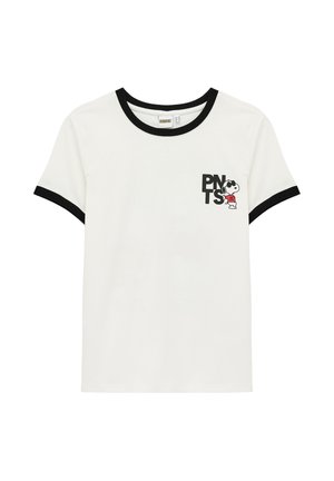 Koton, PRINTED REGULAR FIT T-SHIRT. - T-Shirt print - beige