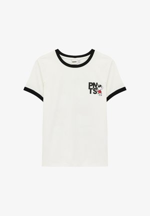 Koton, PRINTED REGULAR FIT T-SHIRT. - T-Shirt print - beige