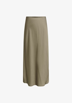 ONLY, SKIRT ONLCHIGO LONG SKIRT - Jupe trapèze - walnut
