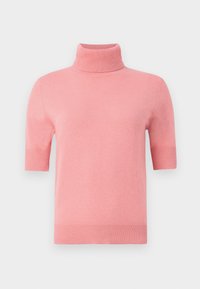 TURTLE NECK SHORT SLEEVE - Pulover - dust pink