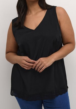Blouse - mottled black