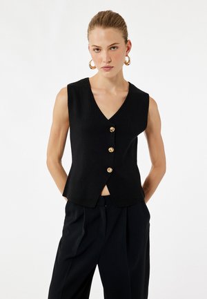 Vest - black