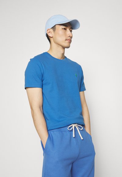 Polo Ralph Lauren CUSTOM SLIM FIT JERSEY CREWNECK T-SHIRT - T-shirt básica - retreat blue
