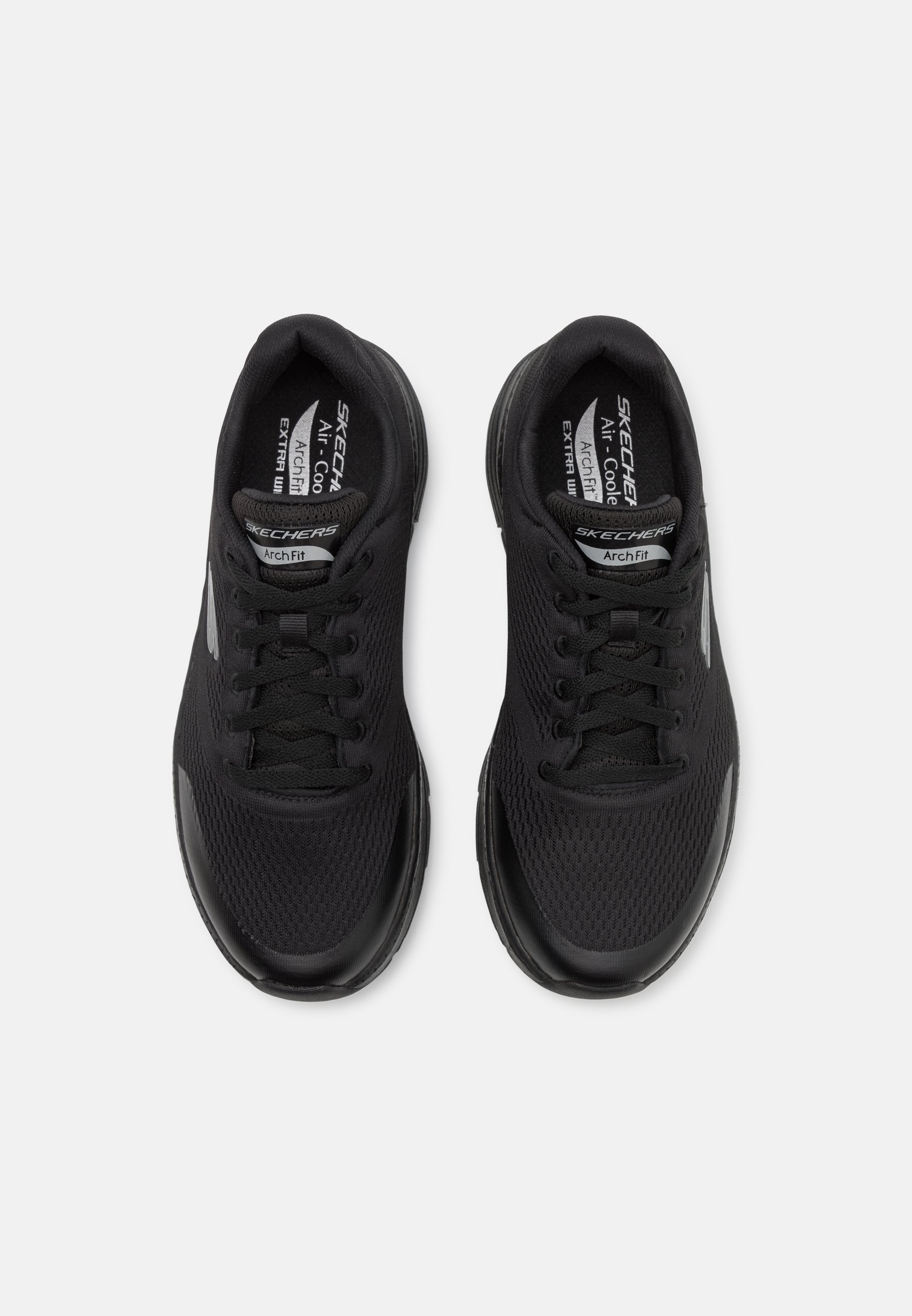 Skechers Wide Fit ARCH FIT - Sneakers laag - black/zwart - Zalando.nl