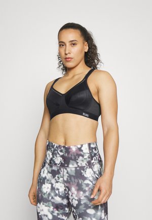 ACTIVE CLASSIC SUPPORT BRA - High support sports bra - black