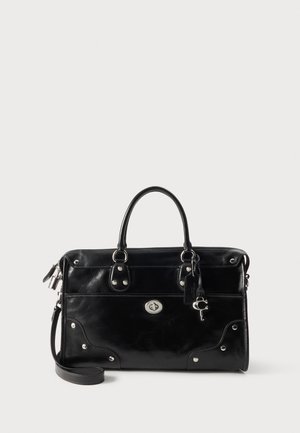COACH, RHYDER SATCHEL - Дамска чанта - black