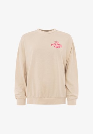 Zwillingsherz, SWEATER FEEL GOOD CLUB - Sweatshirt - beige