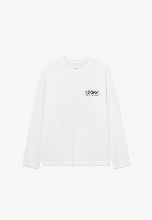 WOOD WOOD, WWRYAN 160BPM LS TEE 25220 - Camiseta de manga larga - bright white