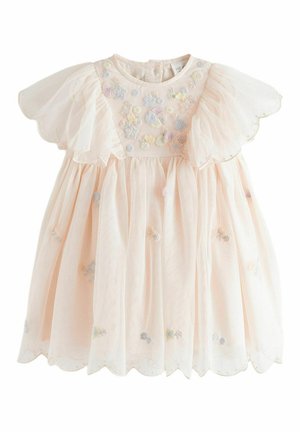 Next EMBROIDERED REGULAR FIT - Robe de jour - cream
