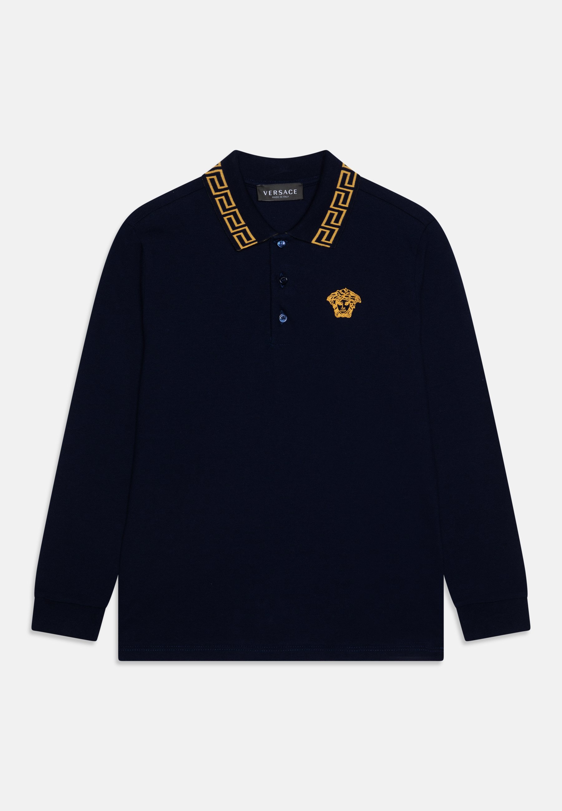 Versace GRECA MEDUSA UNISEX Polo navy/oro/bleu
