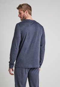 Jockey NIGHT AND DAY LONGSLEEVE - Pyjamasöverdel - dark navy melange