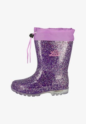 WARM-LINED POWERLIGHT W BLINKY  - Bottes en caoutchouc - purple