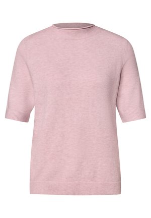 Street One, KURZARM PULLOVER MIT TURTLE NECK - T-shirt basique - quiet rose mel.