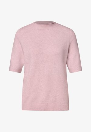 Street One, KURZARM PULLOVER MIT TURTLE NECK - T-shirt basique - quiet rose mel.