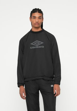 REVERSIBLE CREW TOP - Bluză de molton - black