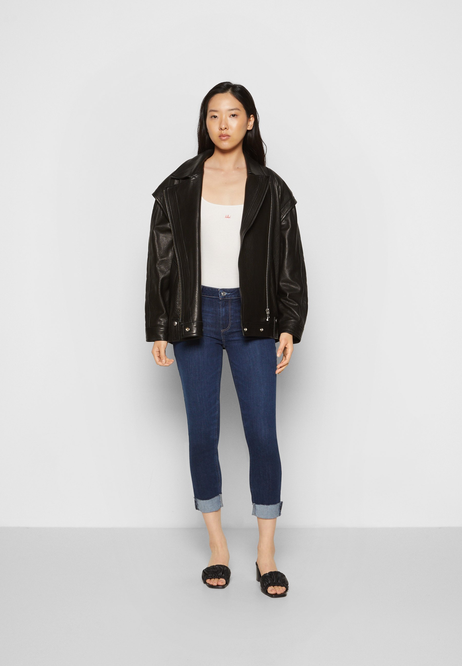 Paige SKYLINE SKINNY CROP - Jeans 