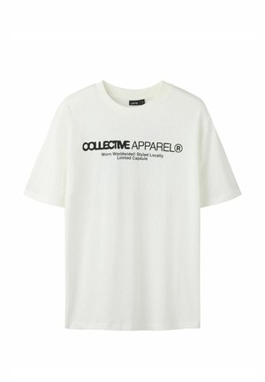 REGULAR FIT - T-shirts med print - white alyssum