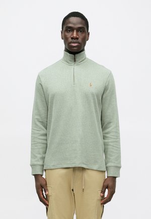 HALF ZIP PULLOVER - Strickpullover - greenery heather