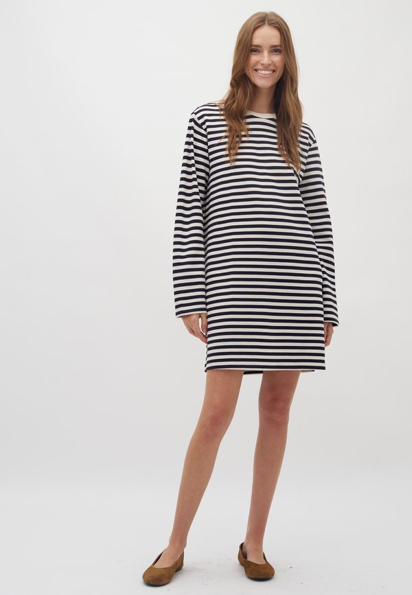 CELIANA-M - Jerseykleid - night sky sugar stripe