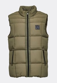 TOGNAZZI  - Waistcoat - dusky olive