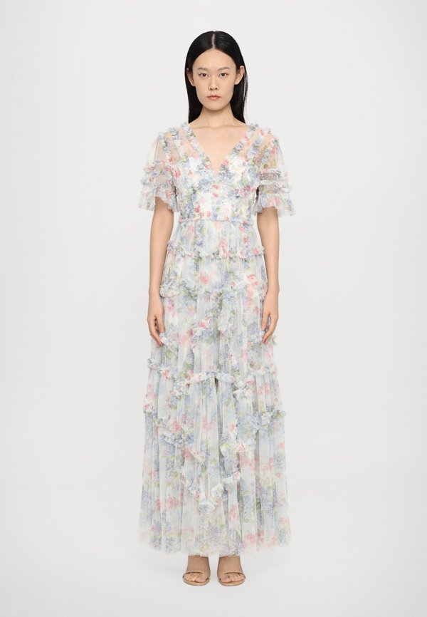 HYDRANGEA RUFFLE ANKLE GOWN - Occasion wear