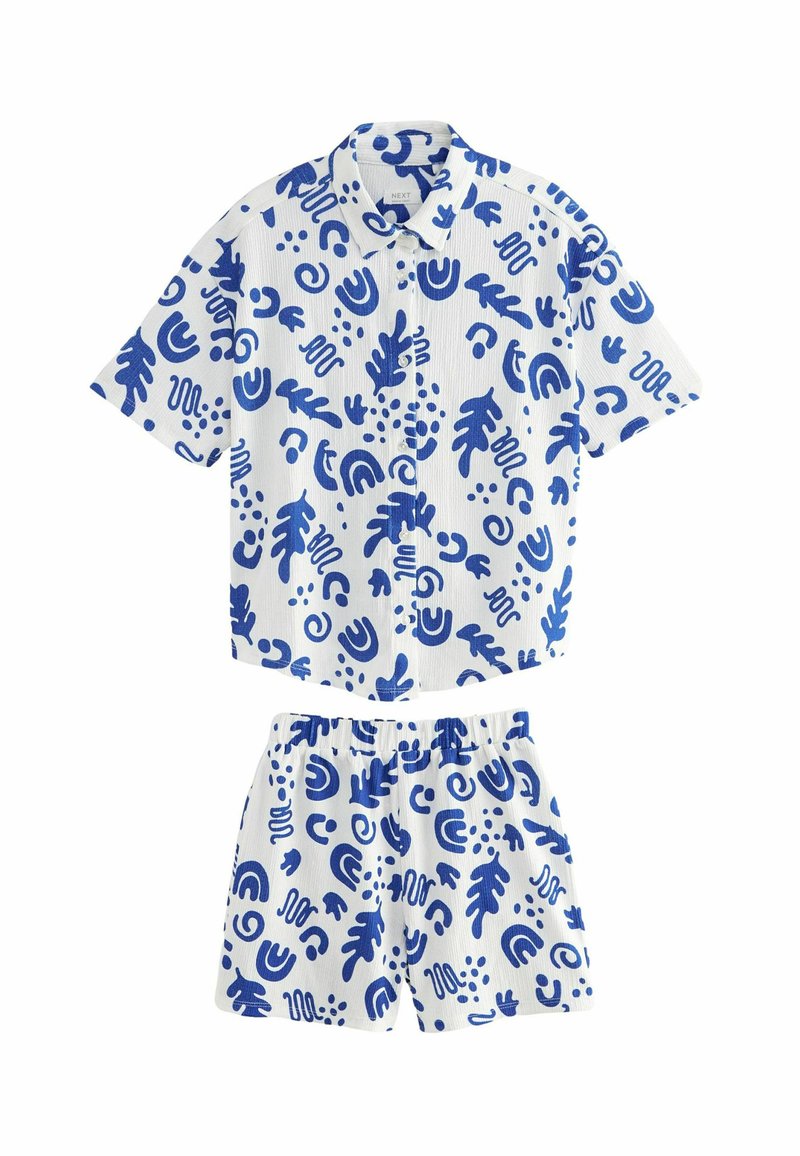 Next TEXTURED  SET  REGULAR FIT - Skjortebluser - white blue
