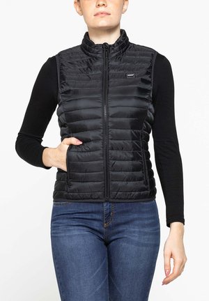 Carrera Jeans, ULTRALIGHT WATER-RESISTANT GILET - Smanicato - black