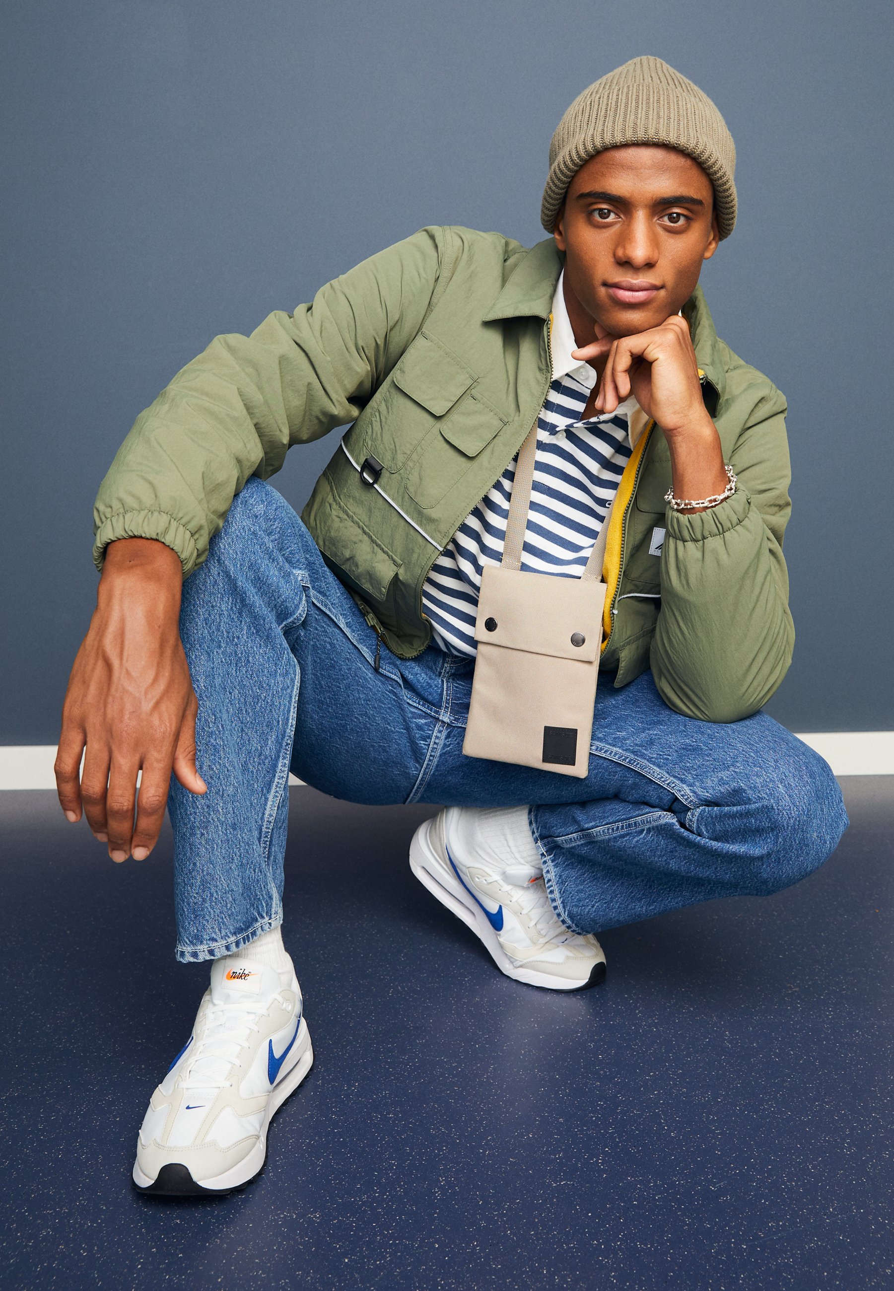 Nike AIR MAX DAWN - Zapatillas - royal/light bone/black/total orange/blanco - Zalando.es