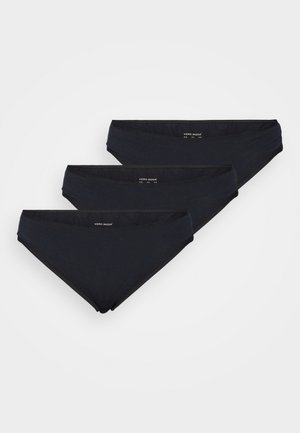 Vero Moda VMANNA BRIEF 3 PACK - Chilot - black