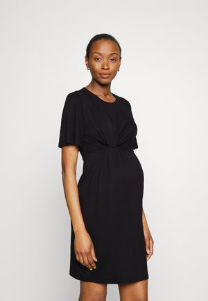 Anna Field MAMA SLEEVES MINI DRESS  - Φόρεμα από ζέρσεϊ - black