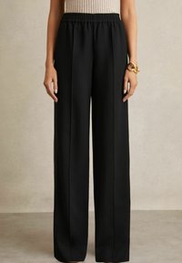 Reiss REGULAR FIT - ROBYN SIDE STRIPE WIDE - Trainingsbroek - black
