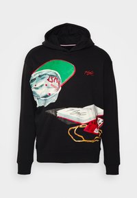 Jordan Felpa con cappuccio - black