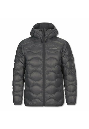 Bunda z prachového peří - grey