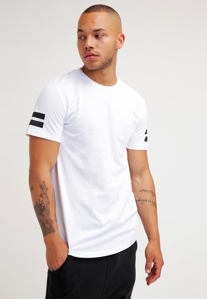 JCOBORO CREW NECK SLIM FIT - T-shirt con stampa - white