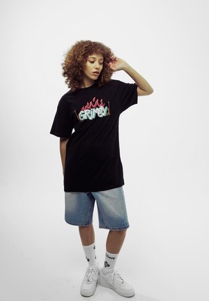 Grimey T-shirt print - blak