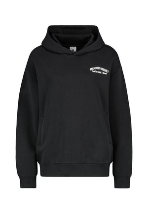 MIT ZITRONEN-PRINT UND SCHRIFTZUG LEMONADE - Hoodie - black