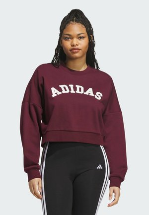 adidas Sportswear, CHENILLE LOGO GRAPHIC SWEATSHIRT - Felpa - maroon