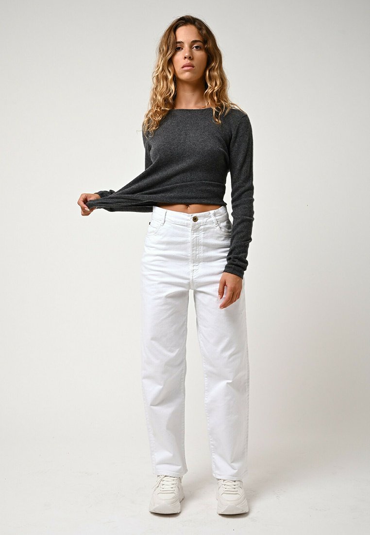 Authentic Cashmere Trui antraciet Authentic Cashmere Trui antraciet